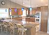 Upstairs Kitchen with breakfast bar for 4 - fully equipped