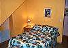 Upper level - Bedroom with a Double size bed.