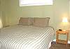 Lower level - Bedroom with a King bed, TV/DVD and ocean views.