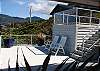 View of lower and upper level deck off the master bedroom.