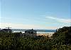 Ocean view from deck showing beach access.