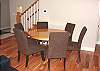 Dining table for 6 plus 5 extra chairs