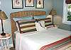 Second bedroom with a Queen bed.