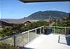 View of Neahkahnie Mountain from the master bedroom deck.