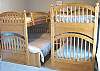 Downstairs bedroom with Twin Bunk bed and Twin/Double Bunk bed