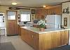 Fully equipped kitchen with ocean views.
