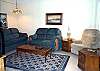 Living room with TV/DVD/VCR