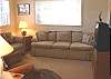 Family room downstairs with TV/VCR
