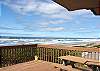 View of ocean from lower deck  looking north.