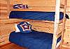 Second view - Custom built bunk house in backyard with Twin bunk bed, TV/DVD and sink.