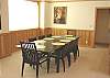 Dining table for 8 plus a smaller table that seats an additional 2.