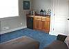 Second View - Upper level - Private reading room with gas fireplace and mini fridge.