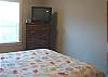 Second View - Upper level - Bedroom with Queen bed and TV.
