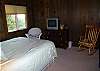 Second view - Upper level - Master Bedroom with Queen bed and TV/DVD.