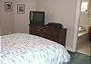 Second View - Master Bedroom with Queen bed and TV