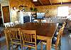 Dining Room with new table with seating for 8