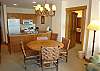 Dining room table will comfortably seat 4 people. There are 2 additional chairs in the condo if you have more in your group
