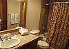 The second full bathroom features a shower/tub combination.