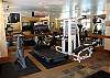 The fitness room is located on the 1st floor of Lone Eagle and features cardio equipment, weight machines, and free weights.