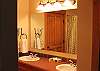 Master bath complete with dual sinks