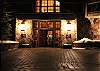 This is the pedestrian entrance. There is an underground heated garage entrance for all guests and owners