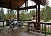 Large deck in the front of the house