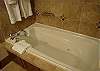 The jetted tub is the perfect place to soak your tired muscles at the end of the day.
