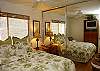 2nd floor bedroom has queen bed with LCD TV/cable/DVD.