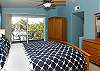 Master bedroom suite with private deck.