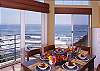 While you are dining, take in the magnificent views of the Pacific Ocean