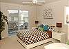 Excellent bedroom for a  couple with a child and want to be togethe.Has TV/DVD.