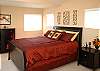 Mstr Bdrm suite on  3rd floor with HDTV/DVD and balcony with bayview.