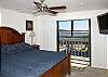 Mission Bay Channel and Ocean Views from the balcony. King size bed