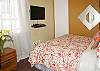 2nd bedroom with king bed and HDTV/DVD