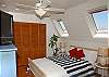 Bdrm #4 has King size bed with LCD TV and DVD player.