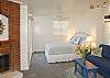 Mstr bdrm has King bed and double sofabed
with LCD TV and DVD player.