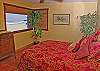 Lower bdrm has 32 in Flat Screen TV and Asl Baby changing table
