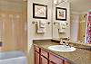 Both bathrooms are freshly remodeled.