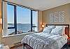 Queen size bed, large closet and ensuite bathroom.