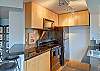 Fully equipped kitchen.