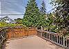 A second deck, dettached from the house.