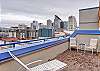 Large, private balcony outside the Master Suite with great city view.