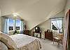 Large bedroom features fabulous views, ensuite bathroom and spacious closet.
