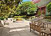 Lovely courtyard with fountain