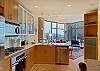 Enjoy the view even from the kitchen.