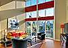 Gorgeous, open floor plan with floor to ceiling windows.