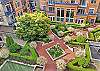 Condo overlooks this award winning European courtyard!