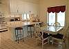 Enjoy light dining in the bright and spacious kitchen