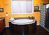 Enjoy a luxurious soak in the jetted tub