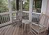 Enjoy sitting on the covered patio, screened and unscreened